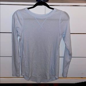 Oversized ribbed long sleeve